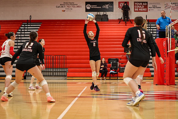 1090 Centennial vs Coon Rapids Varsity Volleyball