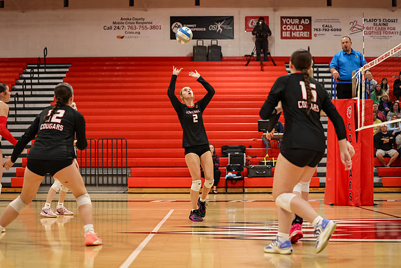 1089 Centennial vs Coon Rapids Varsity Volleyball