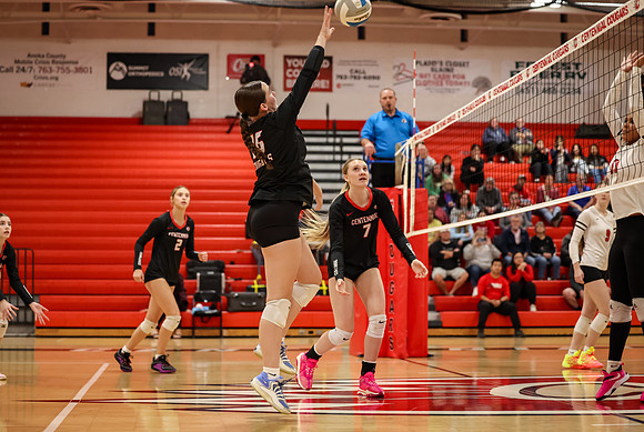 1099 Centennial vs Coon Rapids Varsity Volleyball
