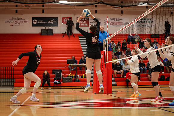 1243 Centennial vs Coon Rapids Varsity Volleyball