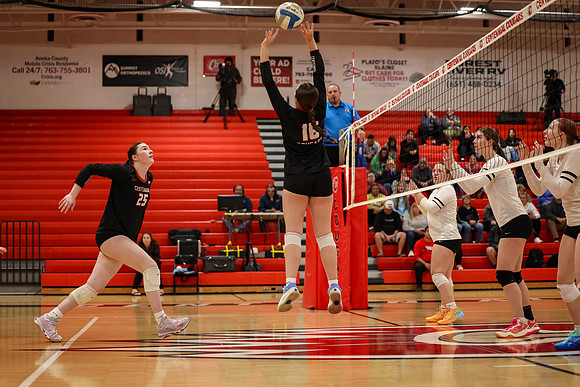 1244 Centennial vs Coon Rapids Varsity Volleyball