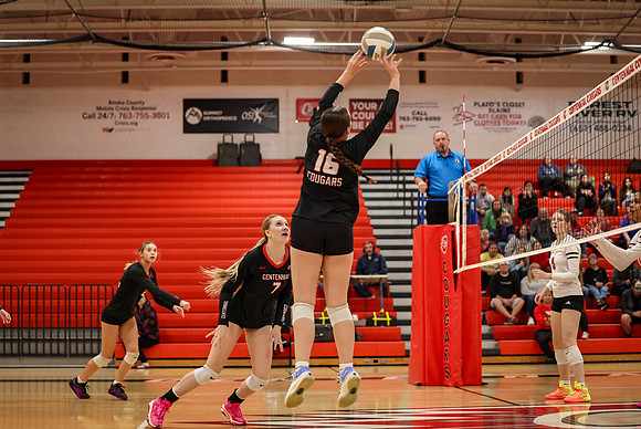 1351 Centennial vs Coon Rapids Varsity Volleyball