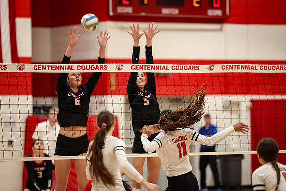 1703 Centennial vs Coon Rapids Varsity Volleyball