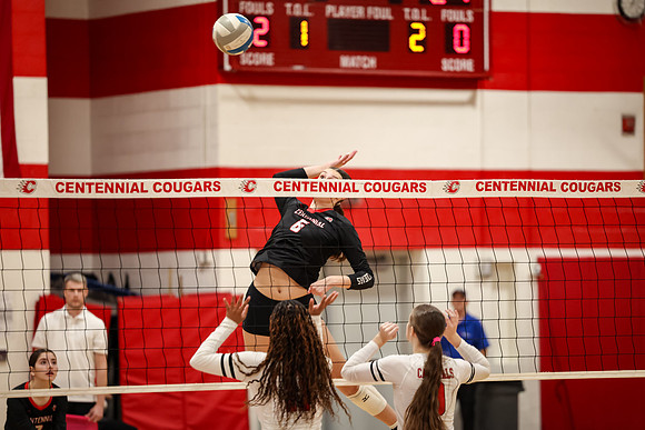 1708 Centennial vs Coon Rapids Varsity Volleyball