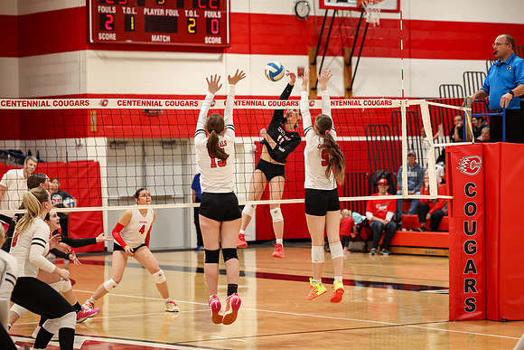 1725 Centennial vs Coon Rapids Varsity Volleyball