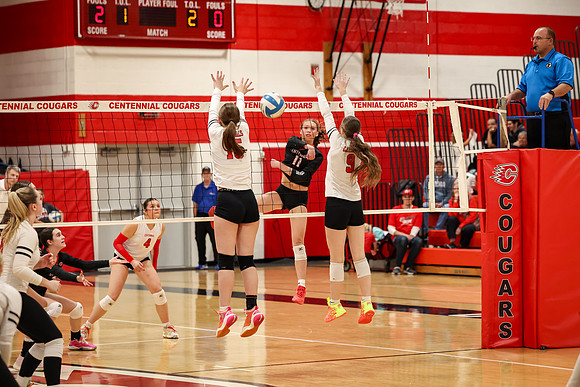 1727 Centennial vs Coon Rapids Varsity Volleyball