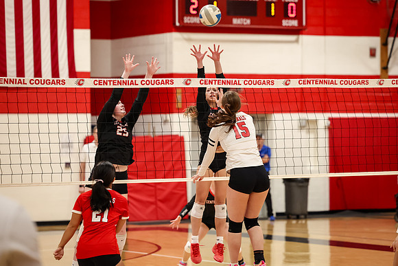 1755 Centennial vs Coon Rapids Varsity Volleyball