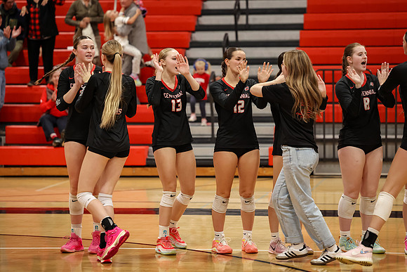 1825 Centennial vs Coon Rapids Varsity Volleyball