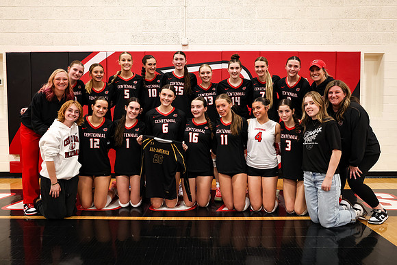 1839 Centennial vs Coon Rapids Varsity Volleyball