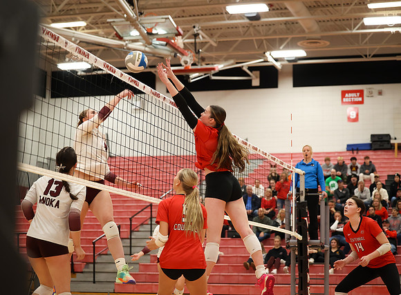 Centennial vs Anoka Girls Varsity Volleyball 212