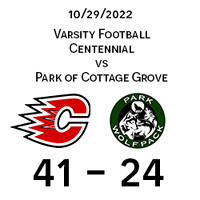 2022 10 28 Centennial vs Park of Cottage Grove