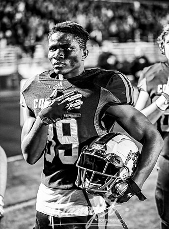Centennial vs Park of Cottage Grove Varsity Football 150 BW 12