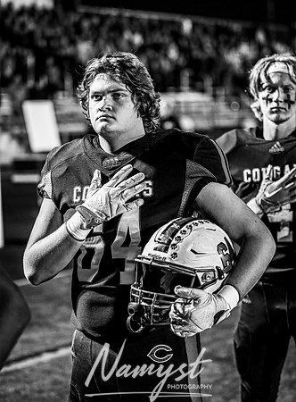 Centennial vs Park of Cottage Grove Varsity Football 150 BW 13