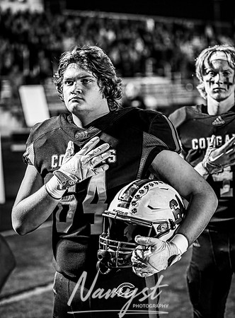 Centennial vs Park of Cottage Grove Varsity Football 150 BW 14
