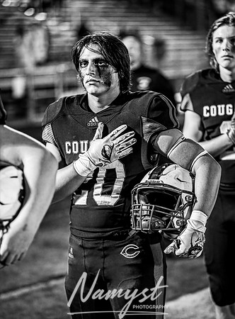 Centennial vs Park of Cottage Grove Varsity Football 150 BW 45