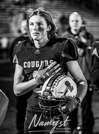 Centennial vs Park of Cottage Grove Varsity Football 150 BW 47