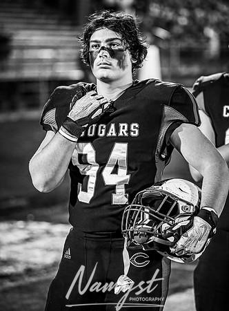 Centennial vs Park of Cottage Grove Varsity Football 150 BW 60