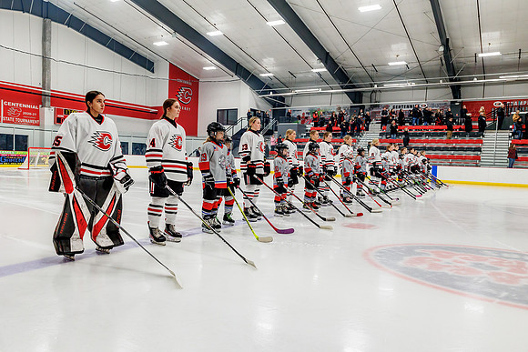 Centennial vs Roger Varsity Hockey 45