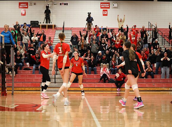 Centennial vs Anoka Girls Varsity Volleyball 238