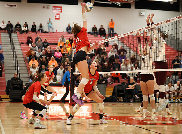 Centennial vs Anoka Girls Varsity Volleyball 274