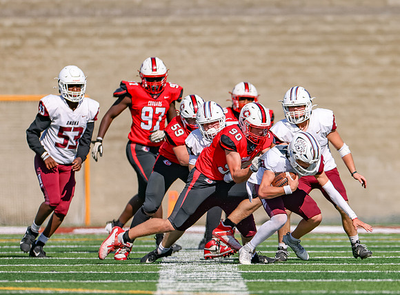 Centennial vs Anoka JV Football 1239