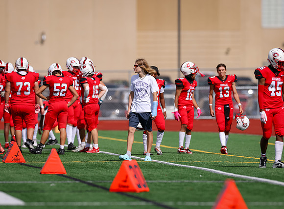 Centennial vs STMA JV Football 334