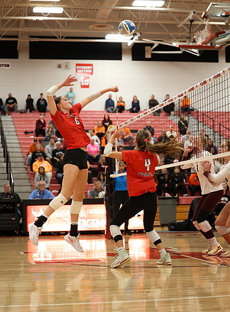Centennial vs Anoka Girls Varsity Volleyball 130