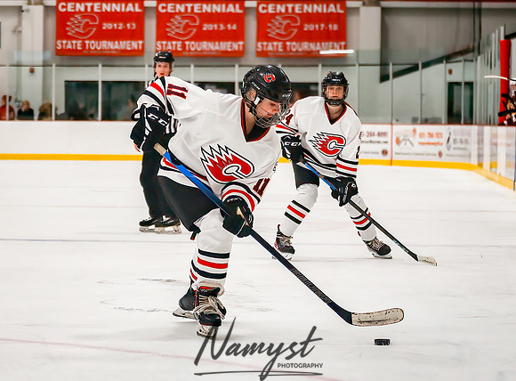 Centennial vs Forest Lake JV Hockey 52