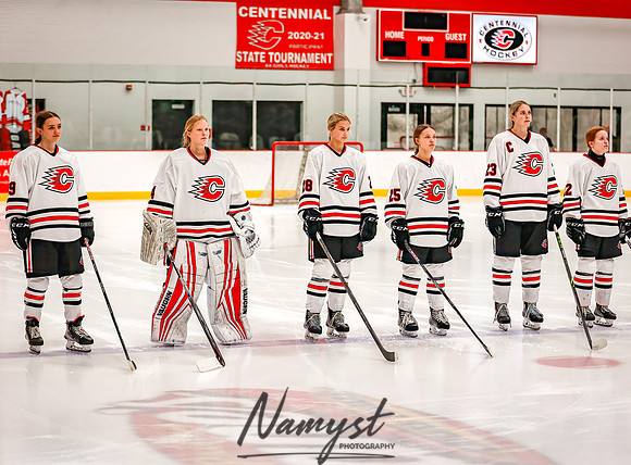 Centennial vs Forest Lake Varsity Hockey 41