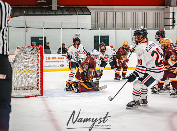 Centennial vs Forest Lake Varsity Hockey 90