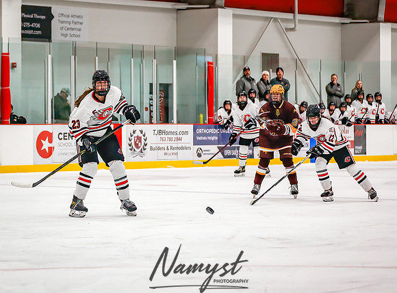 Centennial vs Forest Lake Varsity Hockey 94