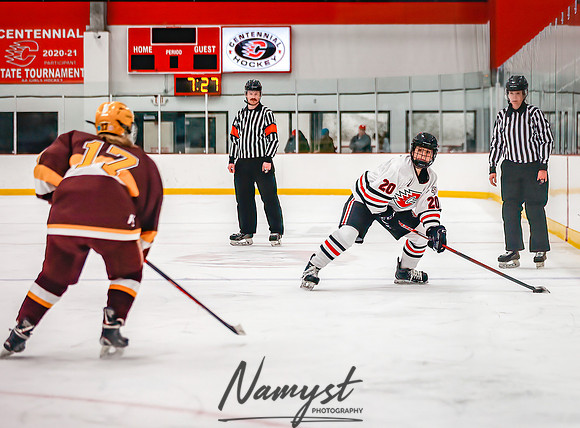 Centennial vs Forest Lake Varsity Hockey 106