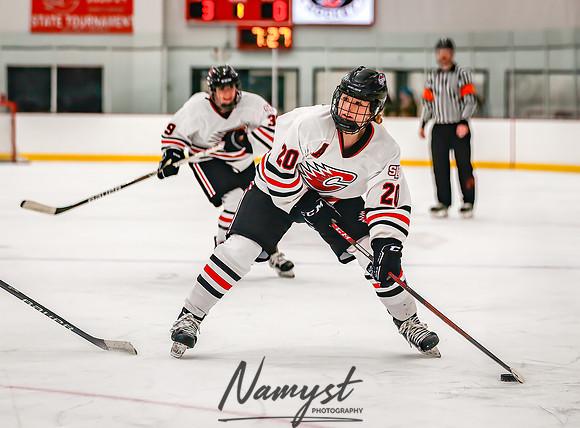 Centennial vs Forest Lake Varsity Hockey 111