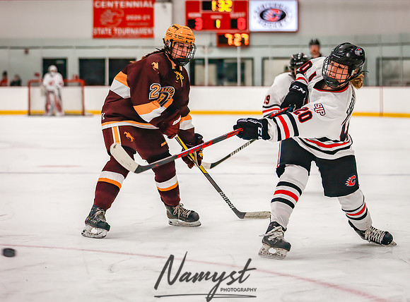 Centennial vs Forest Lake Varsity Hockey 113