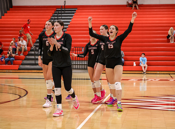Centennial vs Mounds View Girls Varsity Volleyball 206
