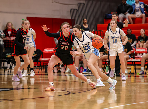 Centennial vs Blaine Girls Varsity Basketball 326