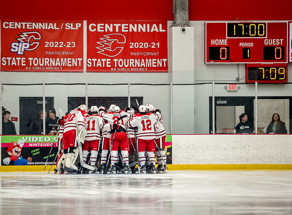 0127 Centennial vs Andover Varsity Hockey