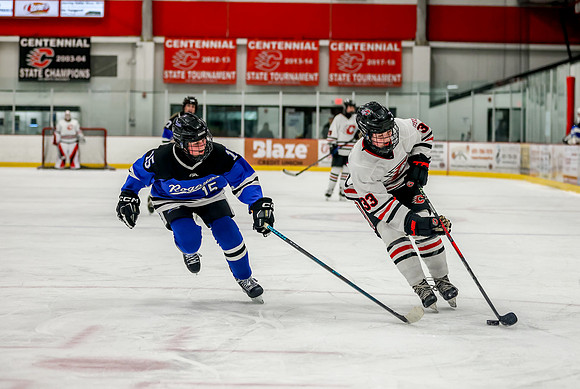 Centennial vs Roger JV Hockey 85