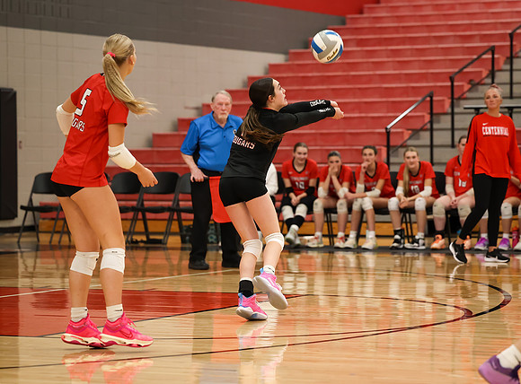 Centennial vs Anoka Girls Varsity Volleyball 298