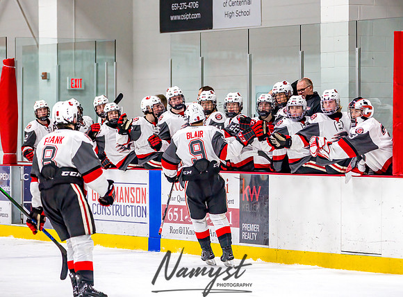 Centennial vs White Bear Lake Varsity Hockey 156