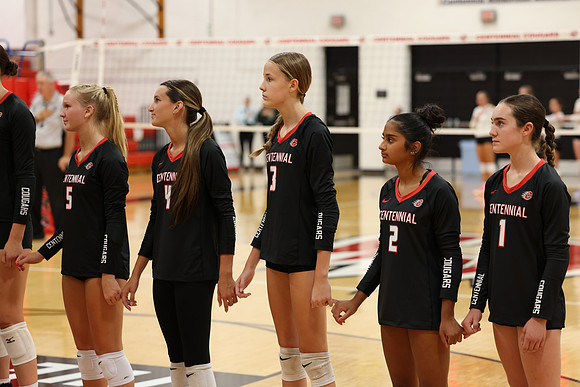 Centennial vs Cambridge-Isanti Girls Varsity Volleyball 18