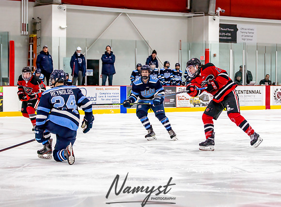 Centennial vs Blaine JV Hockey 180