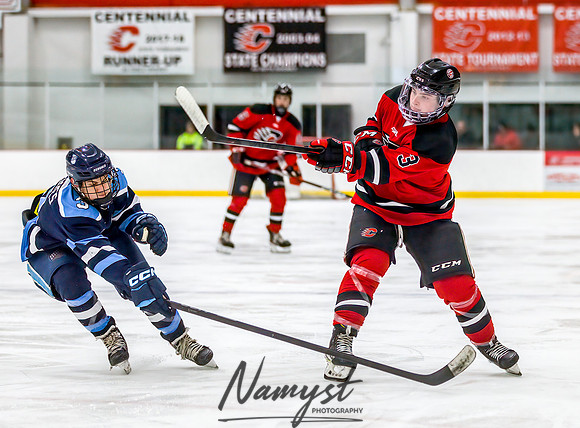 Centennial vs Blaine JV Hockey 80