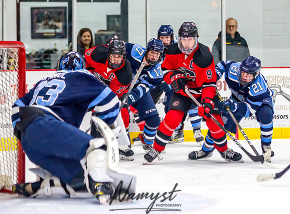 Centennial vs Blaine Varsity Hockey 155