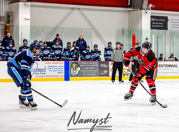Centennial vs Blaine Varsity Hockey 160