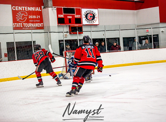 Centennial vs Blaine Varsity Hockey 238