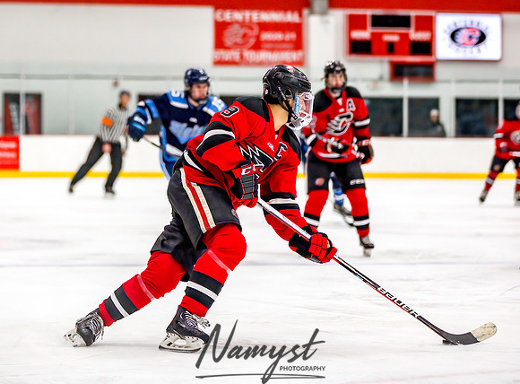 Centennial vs Blaine Varsity Hockey 299