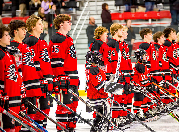Centennial vs Blaine Varsity Hockey 93