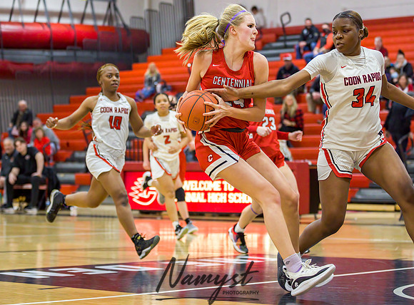 Centennial vs Coon Rapids Girls Varsity Basketball 058