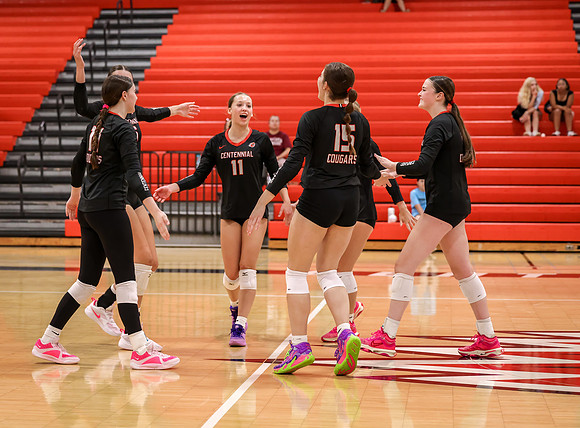 Centennial vs Mounds View Girls Varsity Volleyball 203